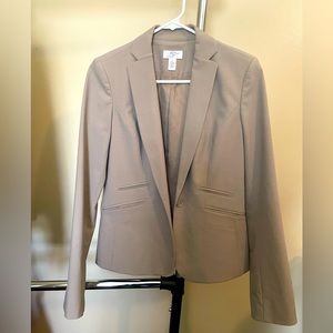 Ann Taylor Loft size 2 khaki blazer